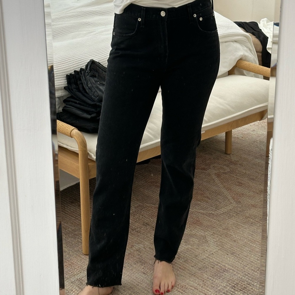 Agolde Cherie high rise straight jeans